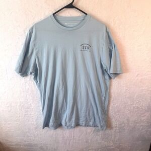 TravisMathew T-Shirt Hula Dancer Graphic XL Light Blue Mens